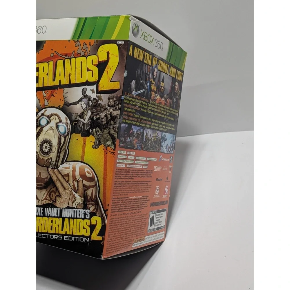 VTG Borderlands 2 Deluxe Vault Hunter's Collector's Edition Xbox 360 CIB